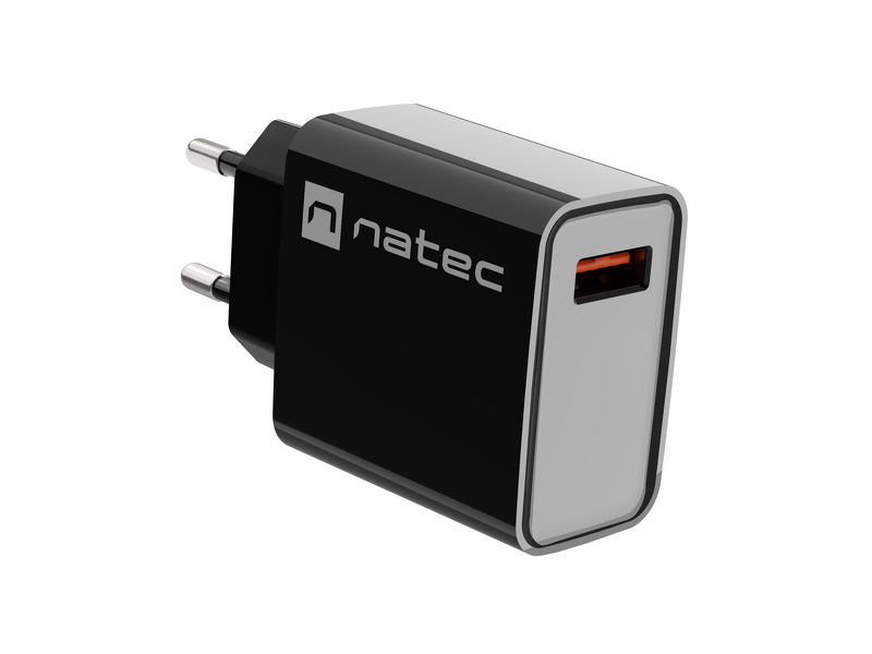 Zdjęcie produktu: Ładowarka sieciowa Natec Ribera 1x USB-A 18W - czarna (NUC-2058) Zdjęcie produktu: Ładowarka sieciowa Natec Ribera 1x USB-A 18W - czarna (NUC-2058)