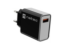 Miniatura zdjęcia: Ładowarka sieciowa Natec Ribera 1x USB-A 18W - czarna (NUC-2058) Miniatura zdjęcia: Ładowarka sieciowa Natec Ribera 1x USB-A 18W - czarna (NUC-2058)