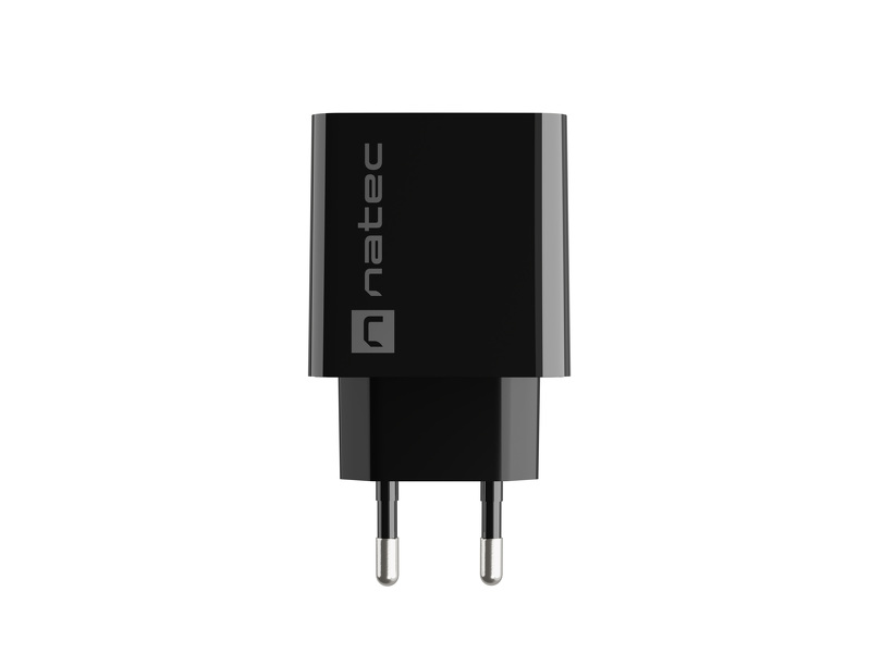 Zdjęcie produktu: Natec Ribera ładowarka USB-A+USB typC czarna