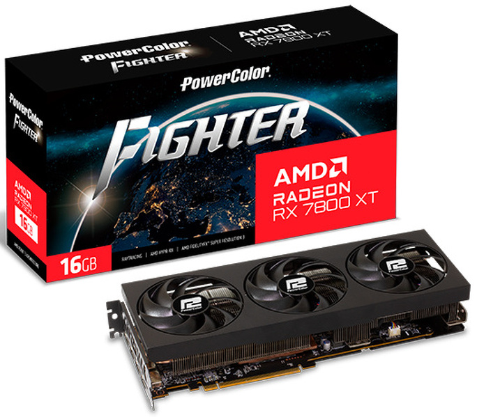 Zdjęcie produktu: PowerColor Radeon RX 7800 XT Fighter 16GB PCI-E GDDR6 (RX7800XT 16G-F/OC)