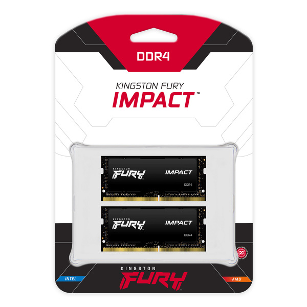 Zdjęcie produktu: Kingston FURY Impact SODIMM DDR4 2x16GB