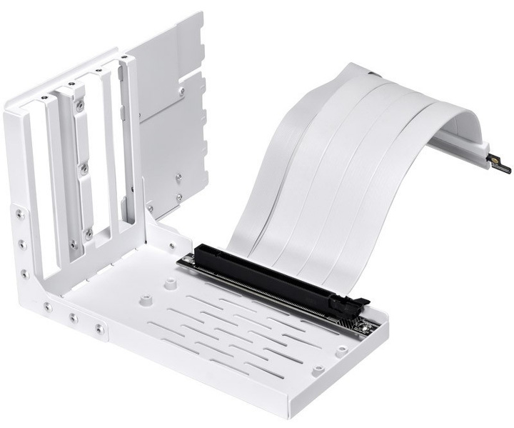 Zdjęcie produktu: Lian Li VG4-4-V2W Vertical GPU Kit White Zdjęcie produktu: Lian Li VG4-4-V2W Vertical GPU Kit White
