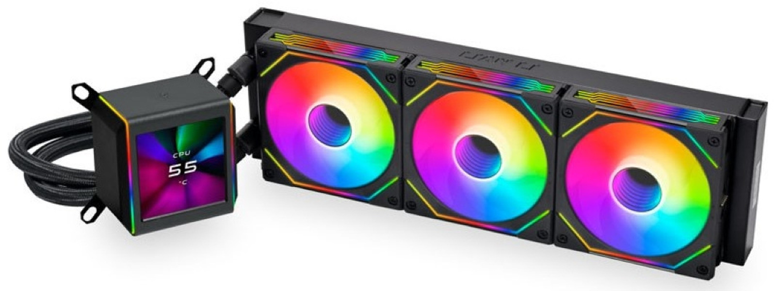 Zdjęcie produktu: Lian Li GALAHAD II LCD 360 SL-INF Black ARGB