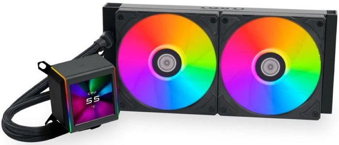 Miniatura produktu: Chłodzenie wodne Lian Li GALAHAD II LCD 280 Black ARGB
