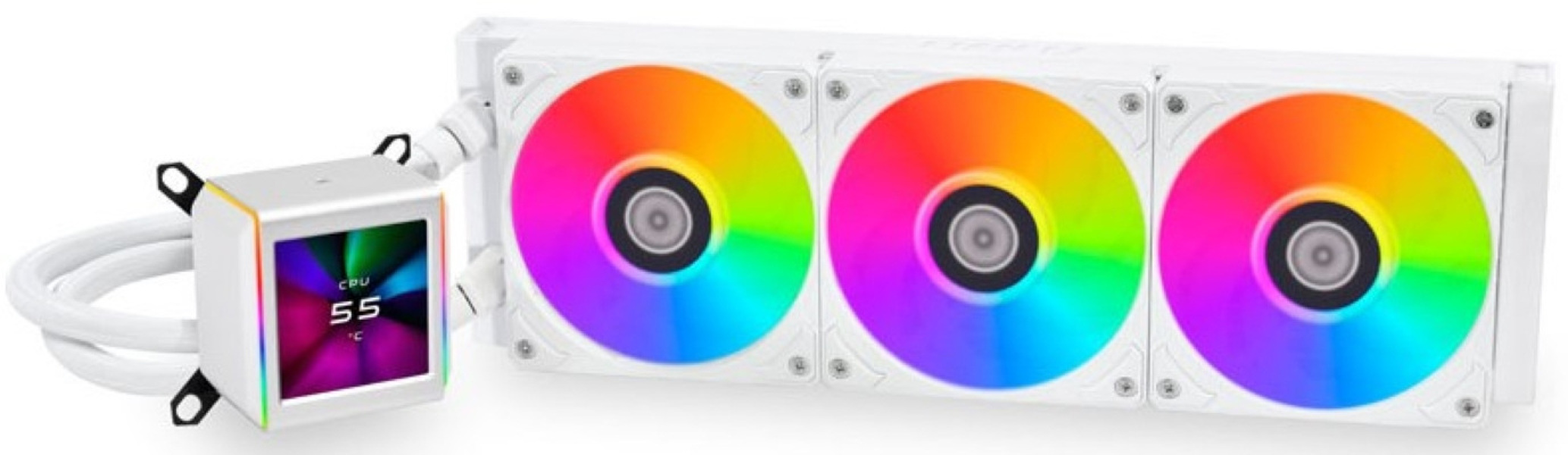 Zdjęcie produktu: Lian Li GALAHAD II LCD 360 White ARGB