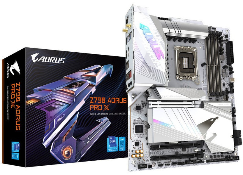 Zdjęcie produktu: Płyta główna Gigabyte Z790 AORUS PRO X DDR5 LGA1700 Zdjęcie produktu: Płyta główna Gigabyte Z790 AORUS PRO X DDR5 LGA1700