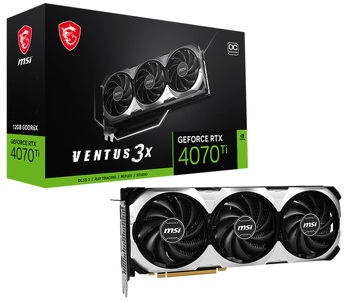 Miniatura produktu: MSI GeForce RTX 4070 Ti VENTUS 3X E OC 12GB GDDR6X DLSS 3