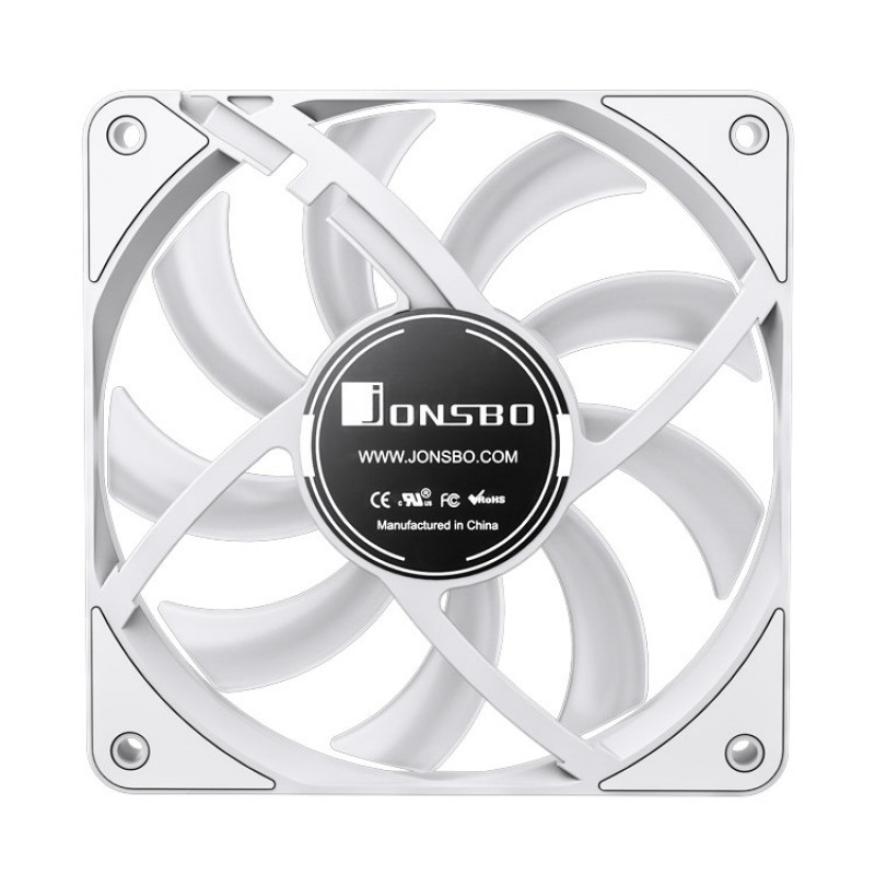 Wentylator Jonsbo HF1215 Slim PWM 120mm White Wentylator Jonsbo HF1215 Slim PWM 120mm White
