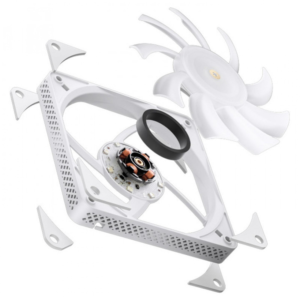 Zdjęcie produktu: Wentylator Jonsbo HF1215 Slim PWM 120mm White Zdjęcie produktu: Wentylator Jonsbo HF1215 Slim PWM 120mm White