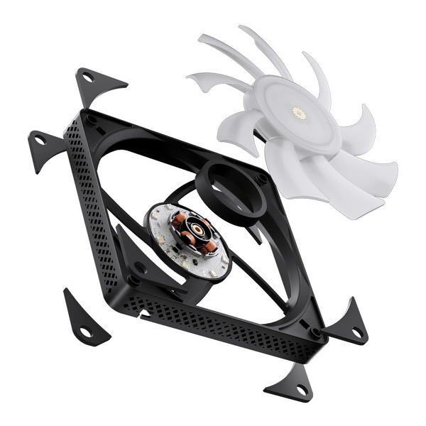 Zdjęcie produktu: Wentylator Jonsbo HF1215 Slim PWM 120mm Black Zdjęcie produktu: Wentylator Jonsbo HF1215 Slim PWM 120mm Black