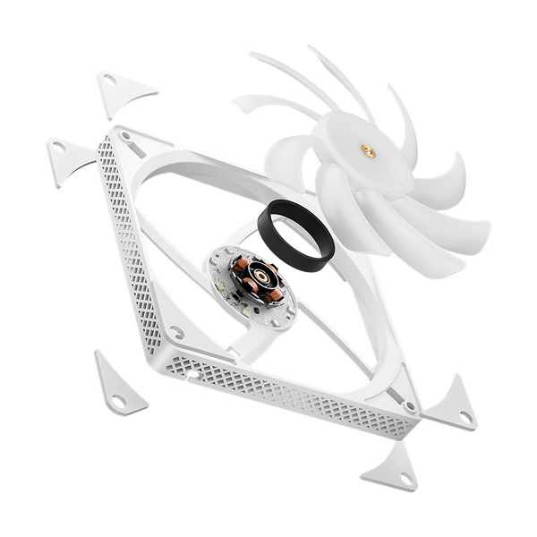 Zdjęcie produktu: Wentylator Jonsbo HF1415 Slim PWM 140mm White Zdjęcie produktu: Wentylator Jonsbo HF1415 Slim PWM 140mm White