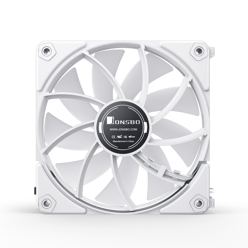 Wentylator Jonsbo HF1415 PWM ARGB 120mm White (zestaw 2 szt) Wentylator Jonsbo HF1415 PWM ARGB 120mm White (zestaw 2 szt)