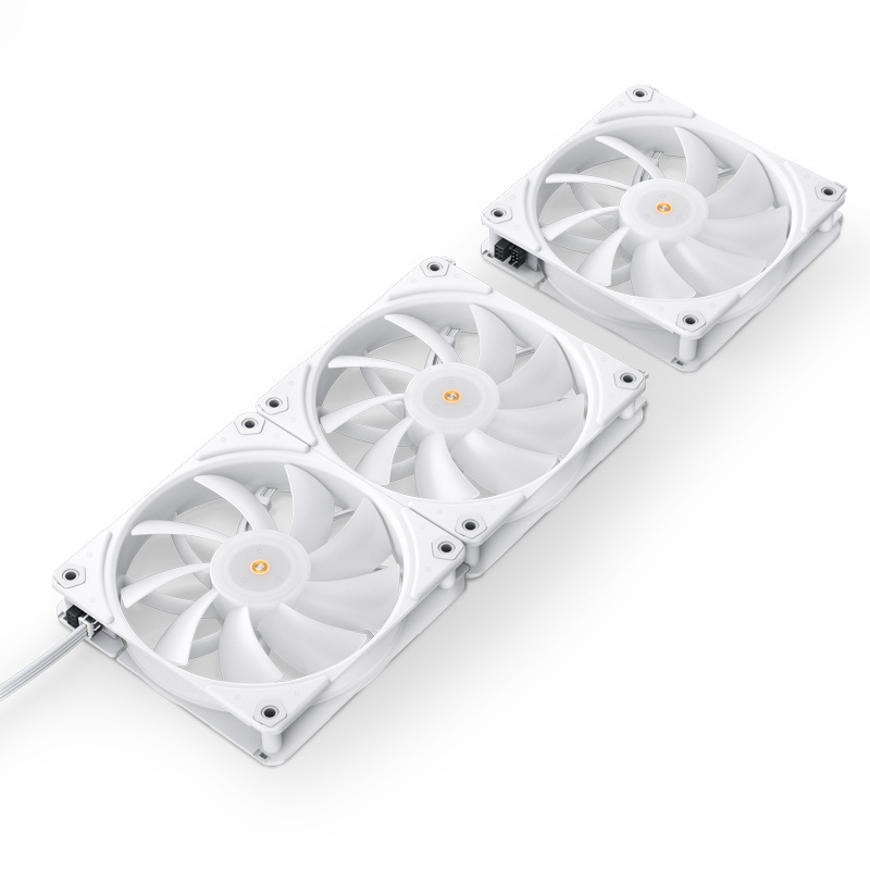 Wentylator Jonsbo HF1415 PWM ARGB 120mm White (zestaw 2 szt) Wentylator Jonsbo HF1415 PWM ARGB 120mm White (zestaw 2 szt)