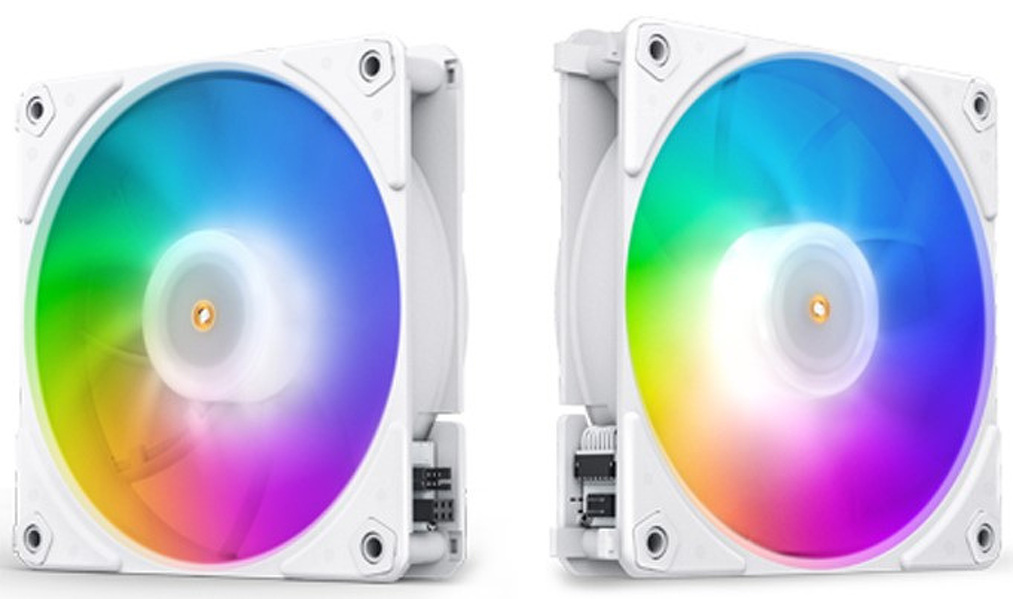 Zdjęcie produktu: Wentylator Jonsbo HF1415 PWM ARGB 120mm White (zestaw 2 szt) Zdjęcie produktu: Wentylator Jonsbo HF1415 PWM ARGB 120mm White (zestaw 2 szt)