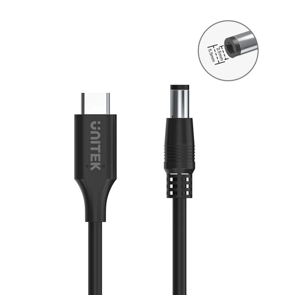 Zdjęcie produktu: Unitek do laptopów 65W USB-C/DC5,5mm