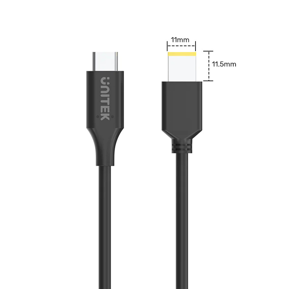 Unitek do laptopów Lenovo 65W USB-C/DC4,5mm