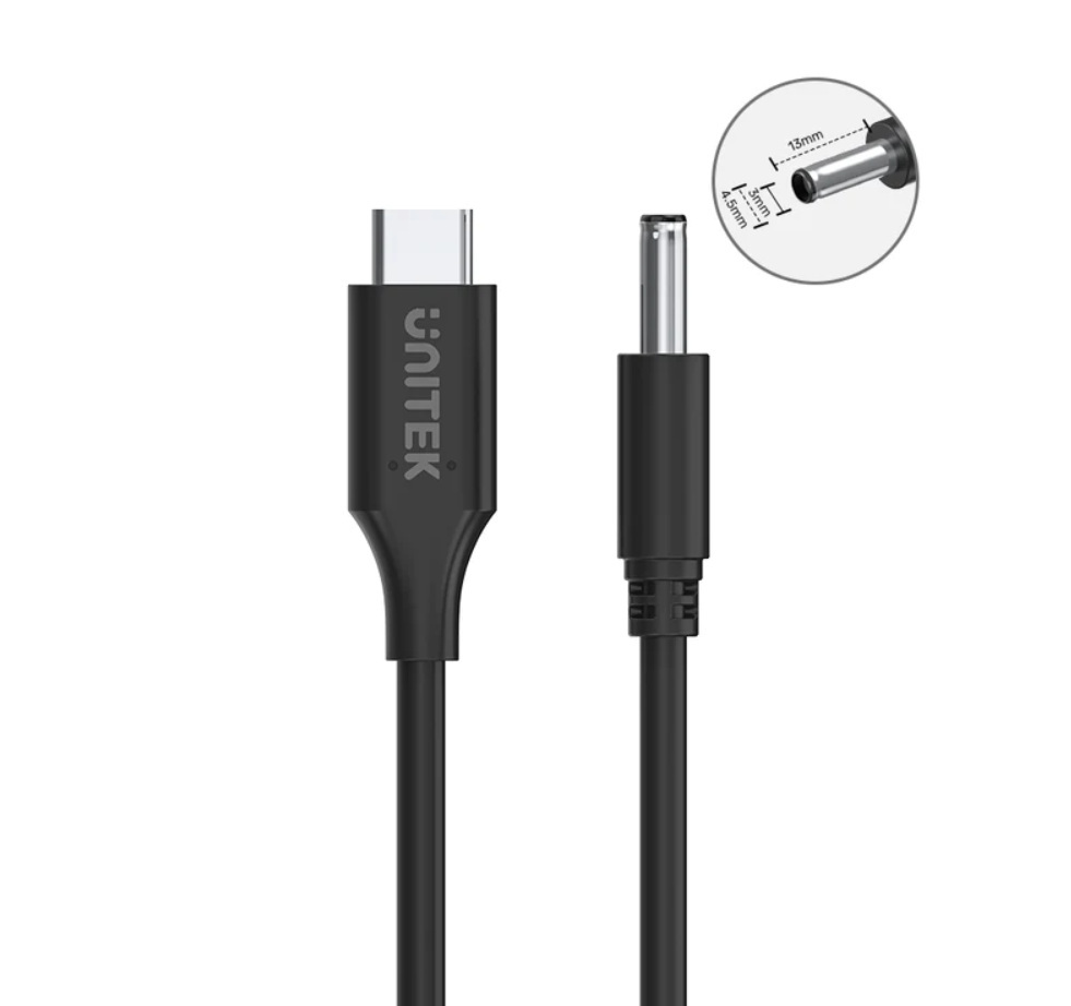 Unitek do laptopów Dell 65W USB-C/DC4,5mm