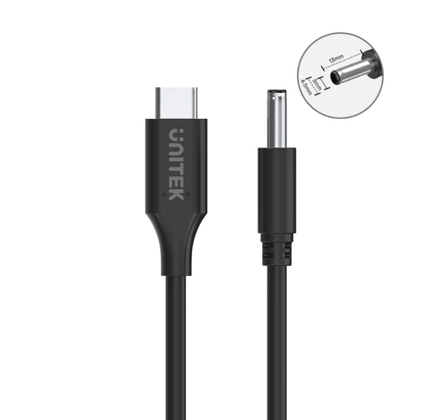 Zdjęcie produktu: Unitek do laptopów Dell 65W USB-C/DC4,5mm