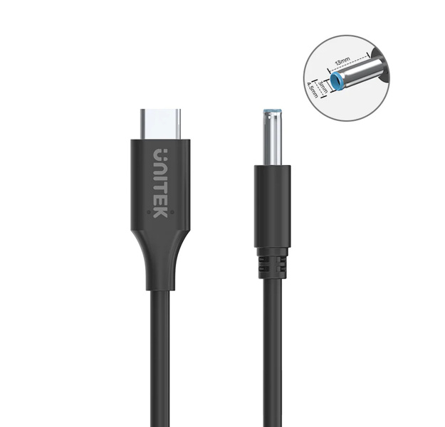 Zdjęcie produktu: Unitek do laptopów HP 65W USB-C/DC4,5mm