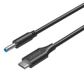 Kabel zasilający do laptopów HP Unitek, 65W USB-C - DC4,5mm (C14117BK-1.8M)