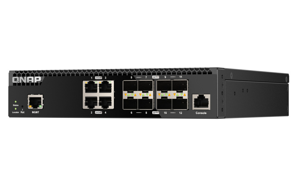 Zdjęcie produktu: Qnap QSW-M3212R-8S4T 12-portowy przełącznik