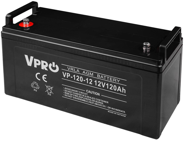 Zdjęcie produktu: Volt AGM VPRO 12V 120Ah (6AKUAGM120)