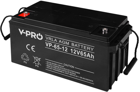 Miniatura produktu: Volt Akumulator AGM VPRO 12V 65Ah (6AKUAGM065)
