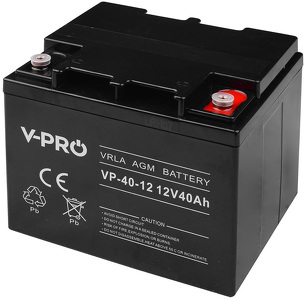 Miniatura produktu: Volt Akumulator AGM VPRO 12V 40Ah (6AKUAGM040)