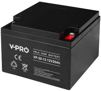 Miniatura produktu: Volt Akumulator AGM VPRO 12V 26Ah (6AKUAGM026)