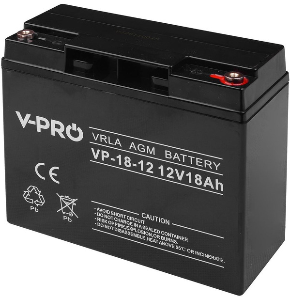 Zdjęcie produktu: Volt AGM VPRO 12V 18Ah (6AKUAGM018)