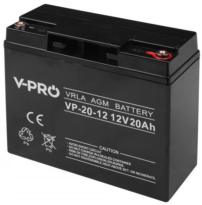 Volt AGM VPRO 12V 20Ah (6AKUAGM020)
