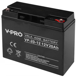 Miniatura produktu: Volt Akumulator AGM VPRO 12V 20Ah (6AKUAGM020)