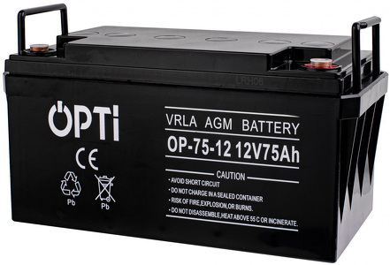 Miniatura produktu: Volt Akumulator AGM Opti 12V 75Ah (6AKUV075AG)