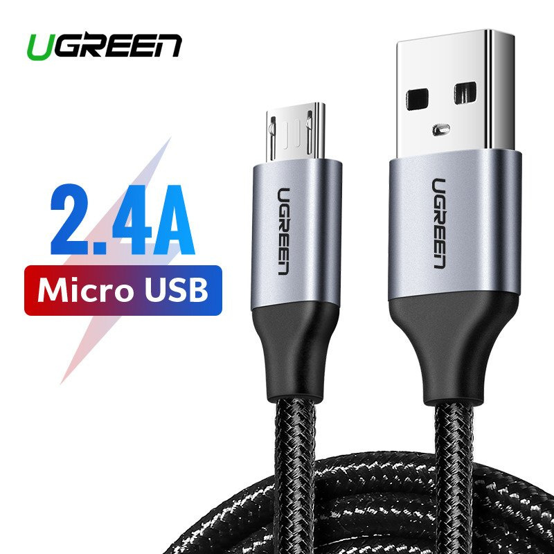 Ugreen kabel micro USB QC 3.0 2.4A 0.25m
