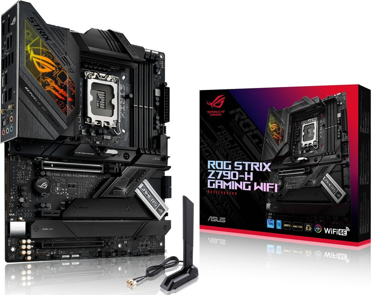 Zdjęcie produktu: Płyta główna ASUS ROG STRIX Z790-H GAMING WIFI DDR5 LGA1700 Zdjęcie produktu: Płyta główna ASUS ROG STRIX Z790-H GAMING WIFI DDR5 LGA1700