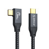 Miniatura zdjęcia: Kabel przewód pleciony kątowy ORICO USB TYP-C (M-M), 20 Gbps, 4K, 100W - 5m (CL32-50-BK-BP) Miniatura zdjęcia: Kabel przewód pleciony kątowy ORICO USB TYP-C (M-M), 20 Gbps, 4K, 100W - 5m (CL32-50-BK-BP)