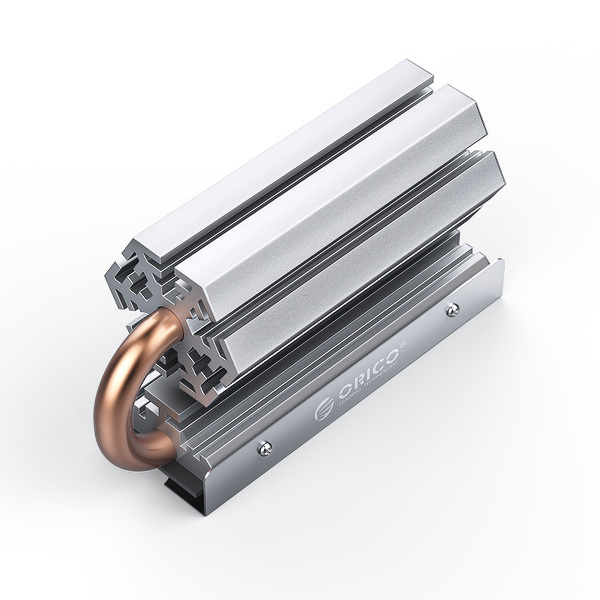 Zdjęcie produktu: Radiator do dysku M.2 ORICO, miedziany (M2HS6-SV-BP) Zdjęcie produktu: Radiator do dysku M.2 ORICO, miedziany (M2HS6-SV-BP)