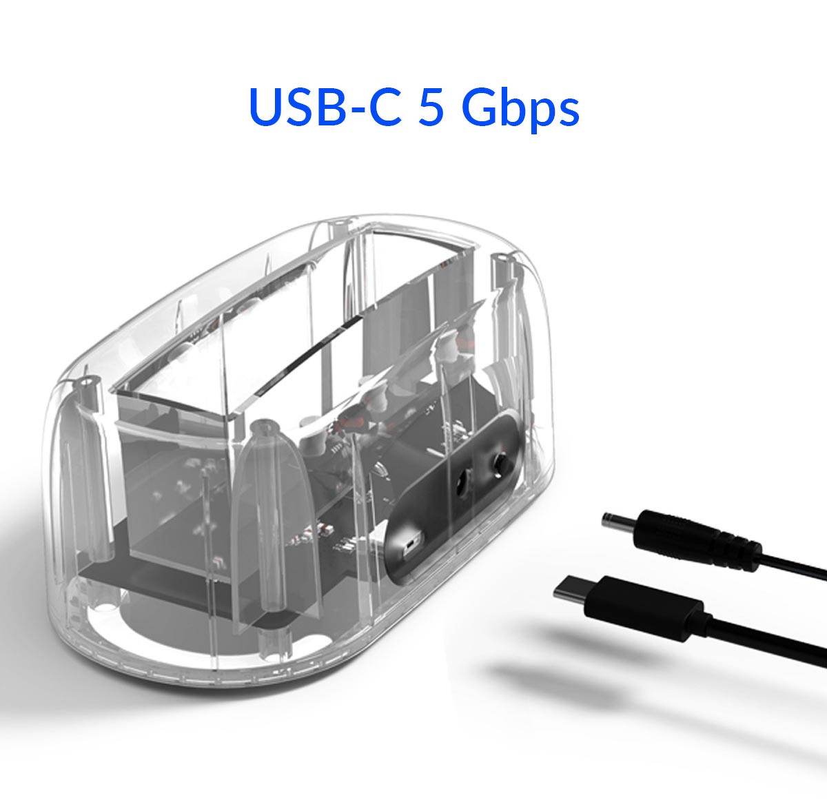 Stacja dokująca na dysk 2,5"/3,5" HDD/SSD ORICO USB TYP-C 5Gbps (6139C3-EU-CR) Stacja dokująca na dysk 2,5"/3,5" HDD/SSD ORICO USB TYP-C 5Gbps (6139C3-EU-CR)