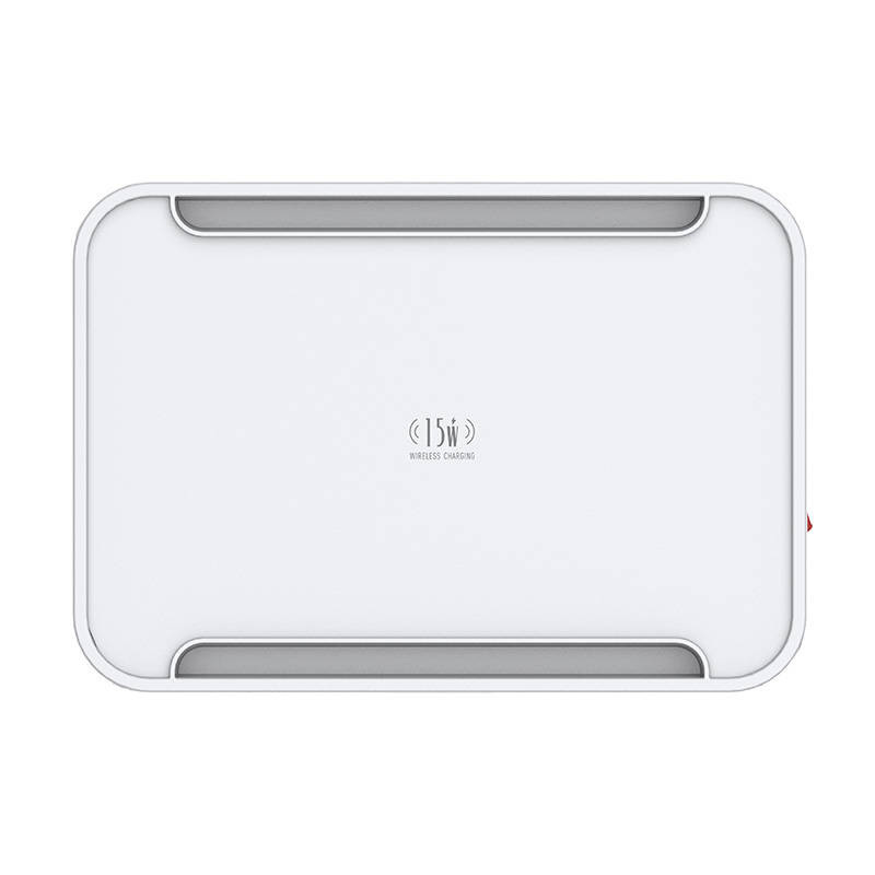 Listwa zasilająca z organizerem, 5x AC, 3x USB, LDNIO SN5310W 2500W (biała)