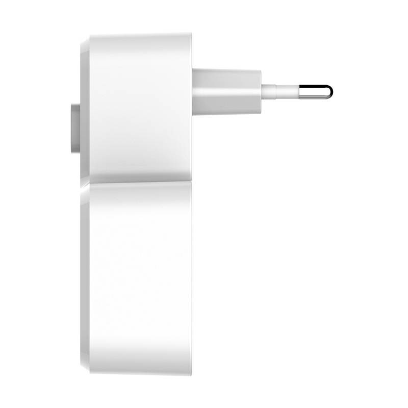 Listwa zasilająca LDNIO SC2311 z 2 gniazdami AC, 2USB, USB-C, 2500W z lampką nocną, EU/US (biała)