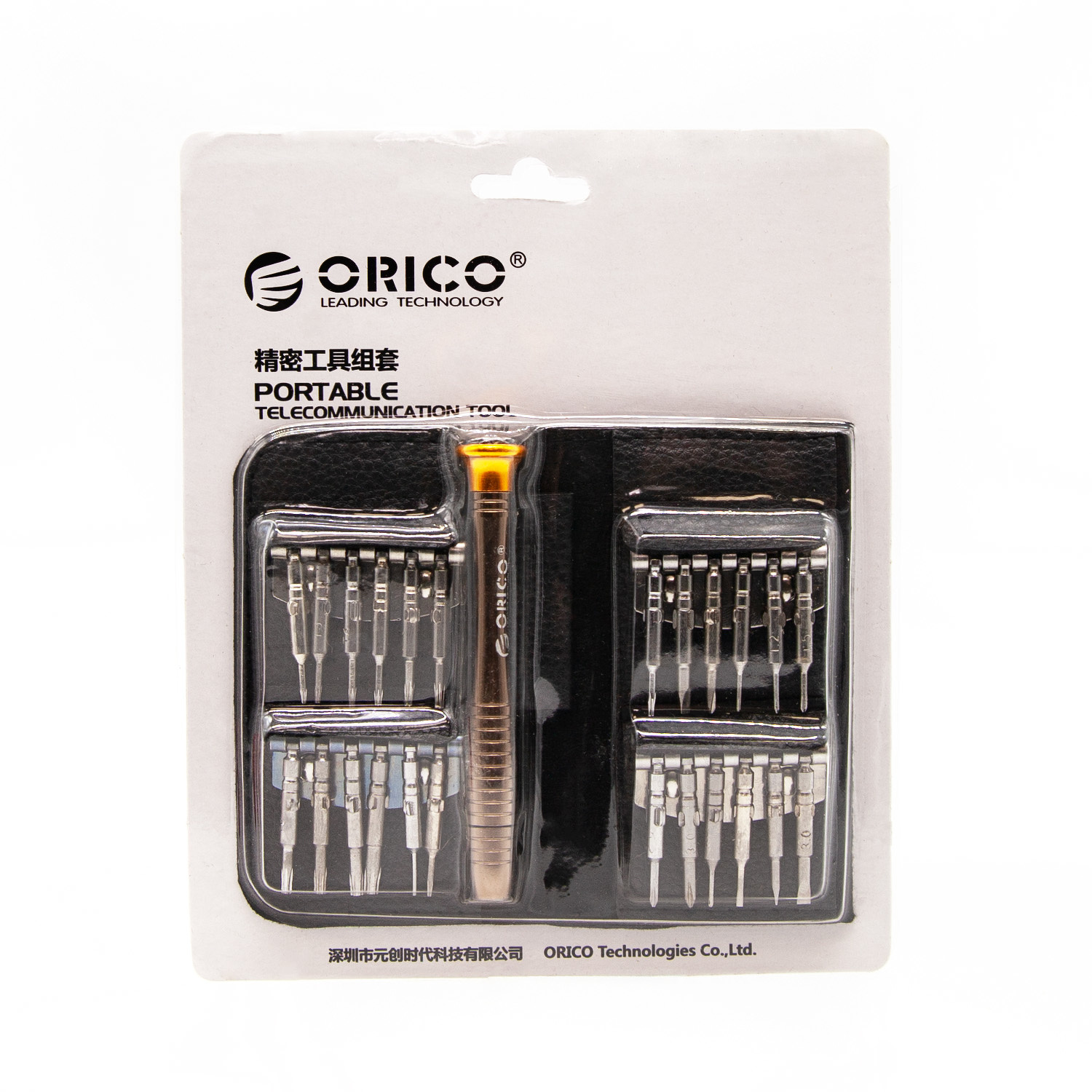 Zestaw narzędzi precyzyjnych Orico 24 elementy (ST1-BK) Zestaw narzędzi precyzyjnych Orico 24 elementy (ST1-BK)