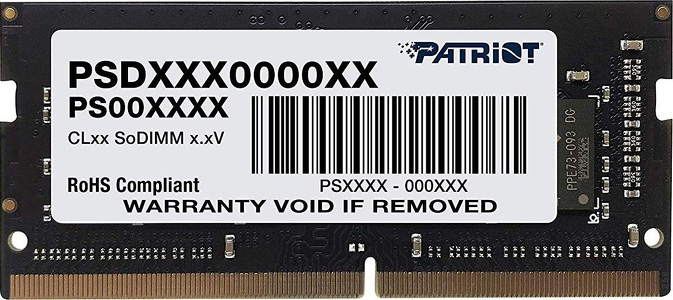 Miniatura produktu: Pamięć Patriot SODIMM 8GB DDR4 2133 CL15 PSD48G213381S