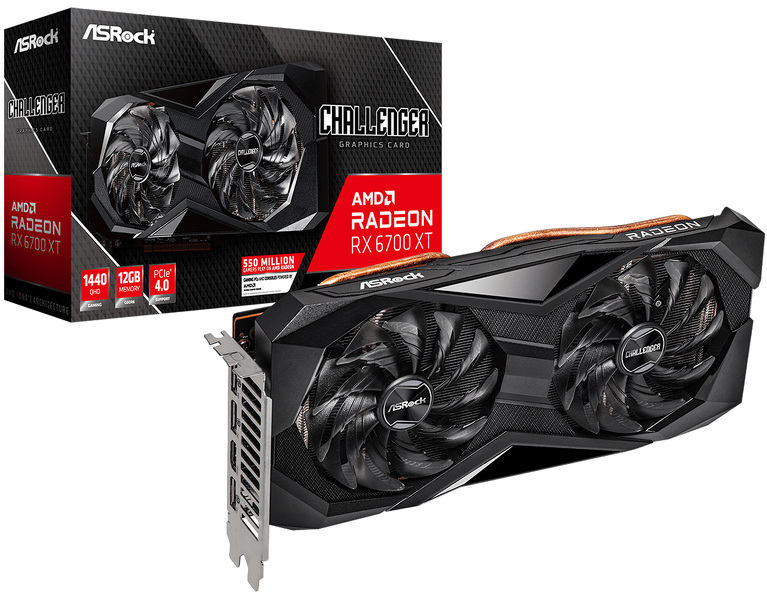 Zdjęcie produktu: ASRock Radeon RX 6700 XT Challenger D 12GB PCI-E GDDR6 (RX6700XT CLD 12G)