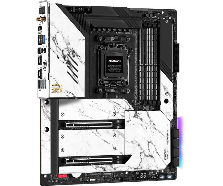 Zdjęcie produktu: Płyta główna ASRock X670E Taichi Carrara AM5 Zdjęcie produktu: Płyta główna ASRock X670E Taichi Carrara AM5