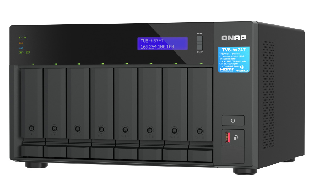 Serwer plików QNAP TVS-h874T-i9-64G