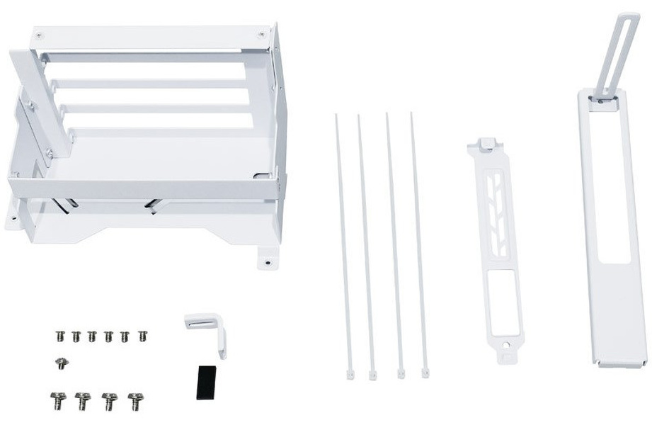Zdjęcie produktu: Lian Li O11DEXL-1W Upright GPU-Bracket White Zdjęcie produktu: Lian Li O11DEXL-1W Upright GPU-Bracket White