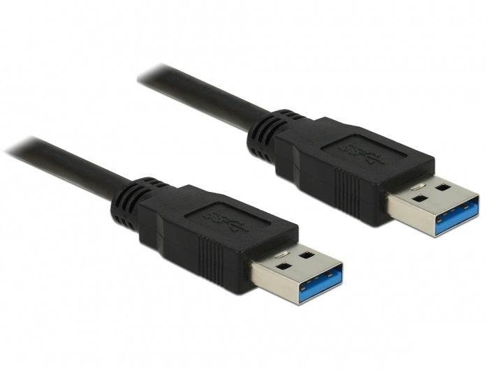 Delock 85064 Kabel USB 3.0 5m AM-AM czarny Delock 85064 Kabel USB 3.0 5m AM-AM czarny