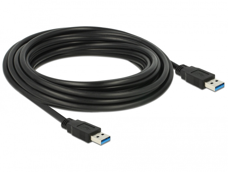 Zdjęcie produktu: Delock 85064 Kabel USB 3.0 5m AM-AM czarny Zdjęcie produktu: Delock 85064 Kabel USB 3.0 5m AM-AM czarny