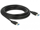 Miniatura zdjęcia: Delock 85064 Kabel USB 3.0 5m AM-AM czarny Miniatura zdjęcia: Delock 85064 Kabel USB 3.0 5m AM-AM czarny