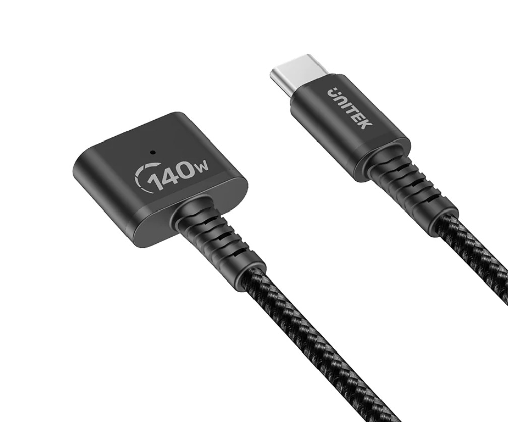 Przewód 2M USB TYP-C magnetyczny 140W (C14121BK-2M)